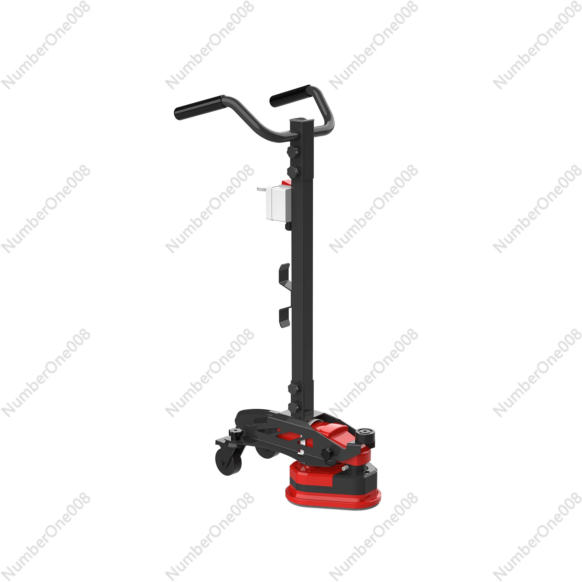

10-Inch Handheld Concrete Grinder with 3 Heads - Professional Surface Polisher for Masonry and Construction