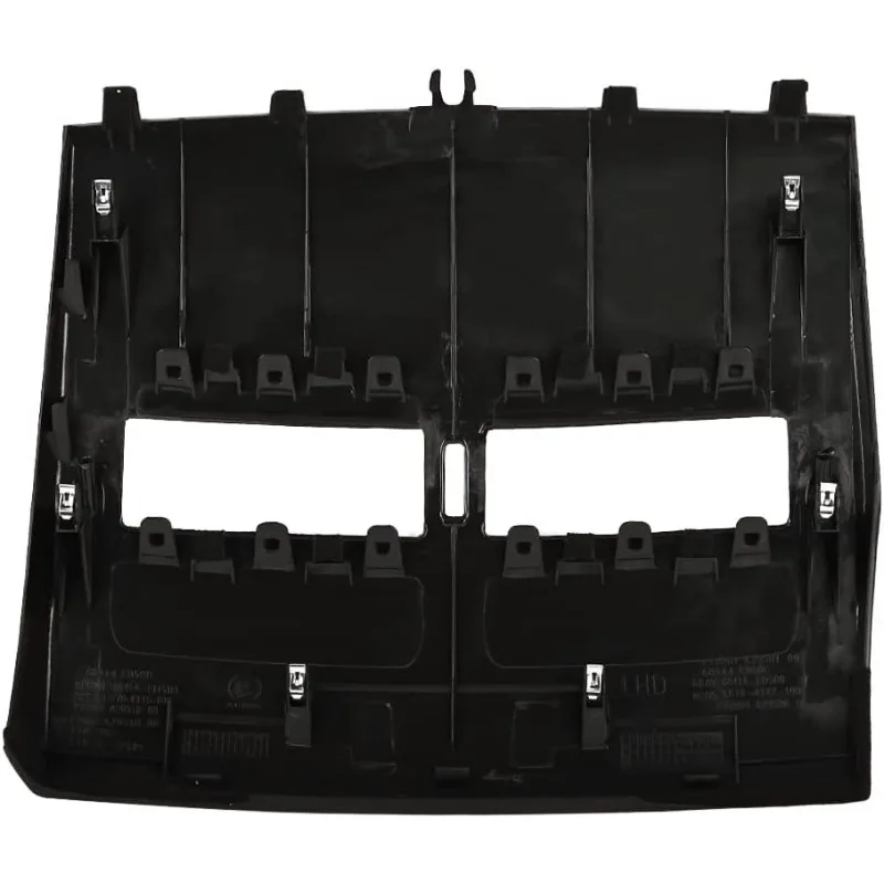 إطار فتحة تهوية مركزية أمامية علوية سوداء 68414-ED50C - متوافق مع محرك اليد اليسرى Nissan Versa 2007-2012