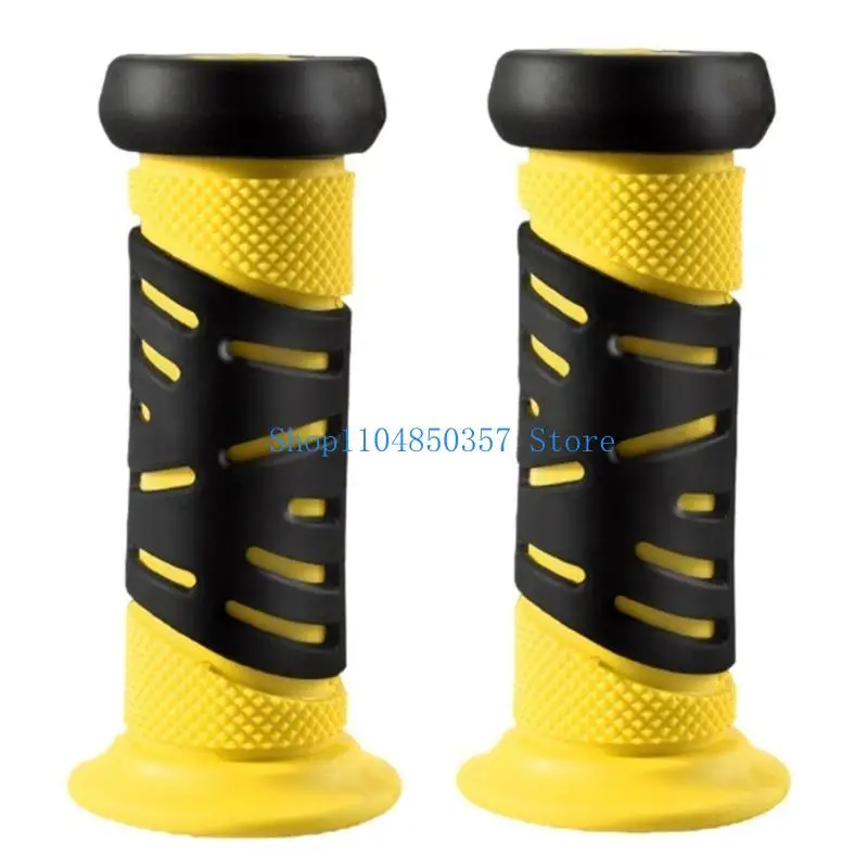 

5asd 1 пара противоскользящих резиновых рулей для велосипеда, ручка для скутера, складная ручка для велосипеда