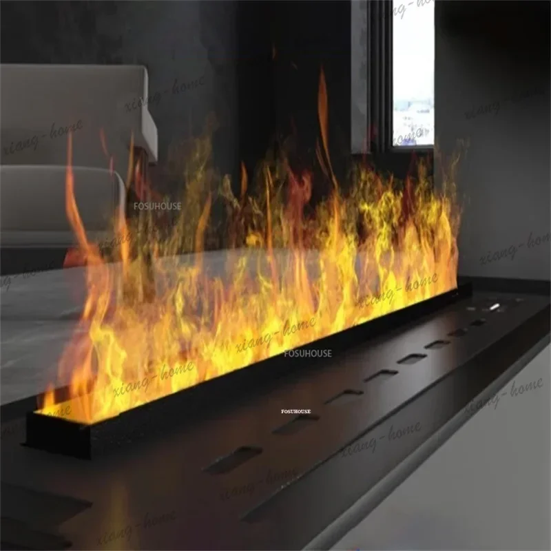 lsWith Humidifier Simulation Flame Chimeneas 3D Atomizing Outdoor Fireplace Decoration Water Control Home Steam Heating Fireplac