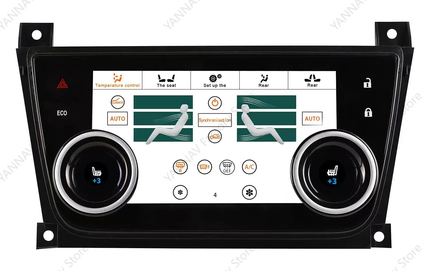 

Панель переменного тока, кондиционер, климат-контроль для Jaguar XJL 2010–2019 ЖК-дисплей с контролем температуры, сенсорный экран, мультимедийный плеер DSP