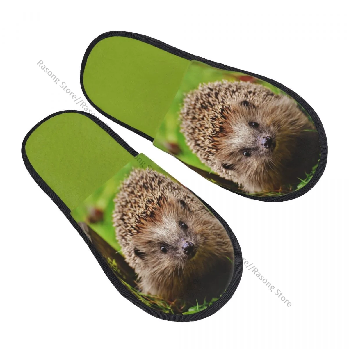 Indoor Hedgehog Animal Warm Slippers Home Plush Slippers Home Soft Fluffy Slippers