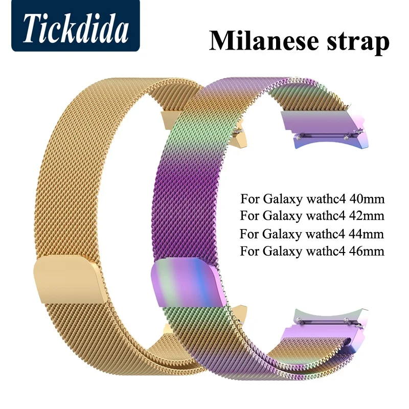 

Special Quick Release Strap for Samsung Galaxy Watch 4 classic 46mm Milanese Stainless Steel Strap Galaxy Watch 4 44mm 40mm 42mm