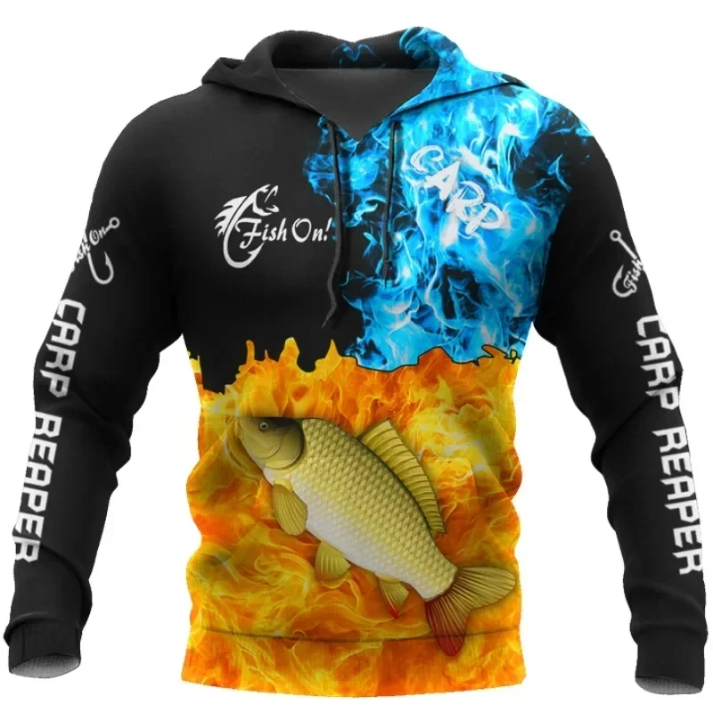 

2024 New Fashion Fishing Fashion Comfortable 3D Hoodies for Men and Women