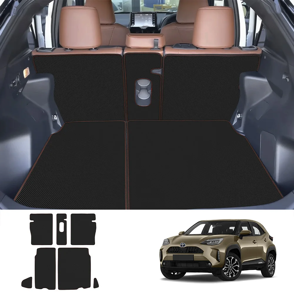 

Для Toyota Yaris Cross 2020 2021 2022, кожаная задняя защита багажника, удобная подушка для багажника, аксессуары для противоударной подушки