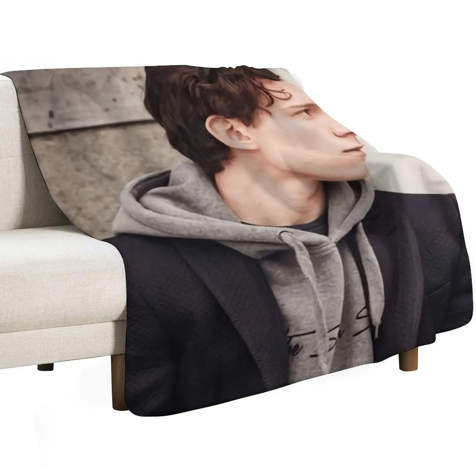 Tom holland is cool Throw Blanket blankets and throws Designers Soft Plaid Moving For Sofa Thin Blankets For Sofas Blankets 2
