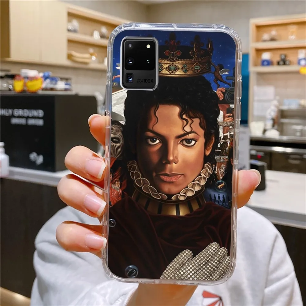 M-Michael Jackson Legendary Singer Phone Case For Samsung Galaxy A52 A12 A51 S21 Edge S22ULTRA S23 S20LITE Plus ultra Cover