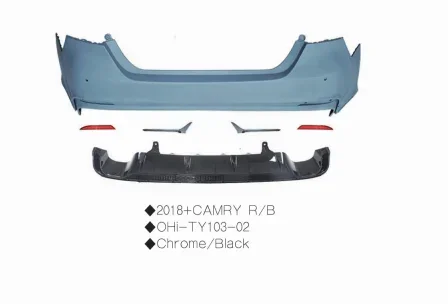 HOT SALE Upgrade Car Auto Bodykit Facelift Accessories Grille Rear Front Bumper Cars Parts for 2018+ / RAV4 2019+