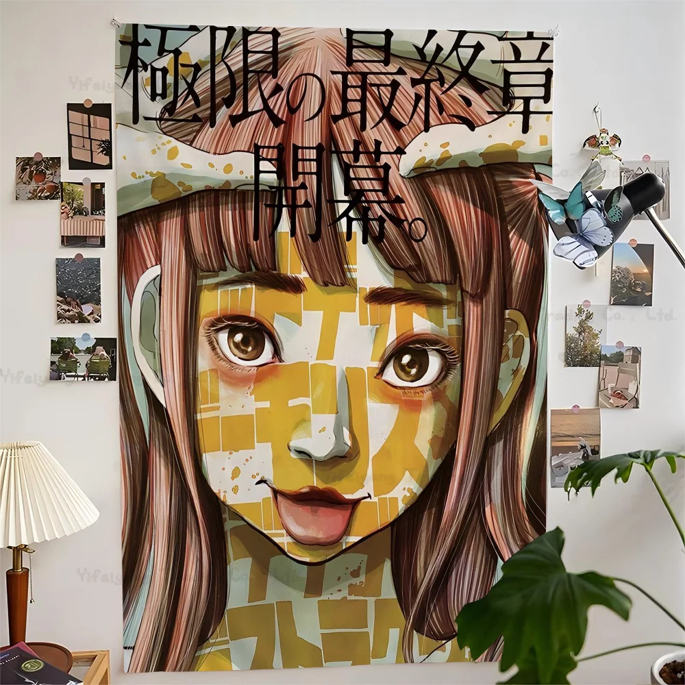 

Goodnight Punpun Cartoon Tapestry Bohemian Wall Tapestries Mandala Wall Hanging Sheets