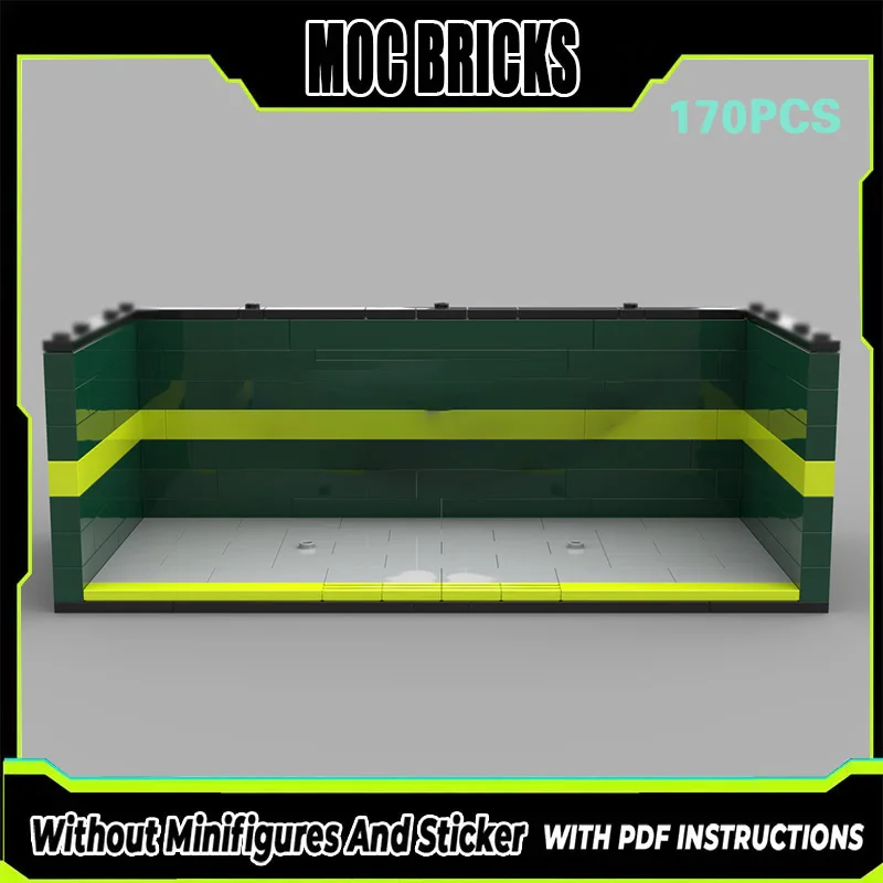 

City Street View Model MOC Building Bricks Sports Car Display Stand Modular Technology Gifts Holiday Assemble Children Toys Suit