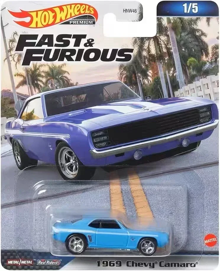 Original Hot Wheels Premium Car Fast & Furious Carro Diecast 1/64 Motors Lykan Hyper Sport Dodge Charger Boys Toys for Children