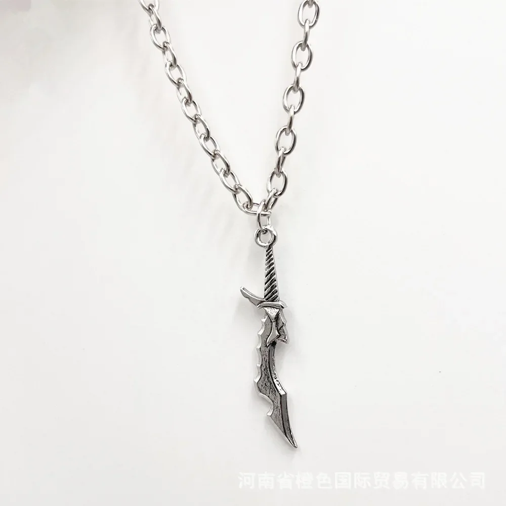 Sung Jin-woo Yoo Jin-ho Park Kyung-hye Manga Necklace Jewelry Metal Short Blade Pendant Cosplay Costumes DIY Props Toys Gifts