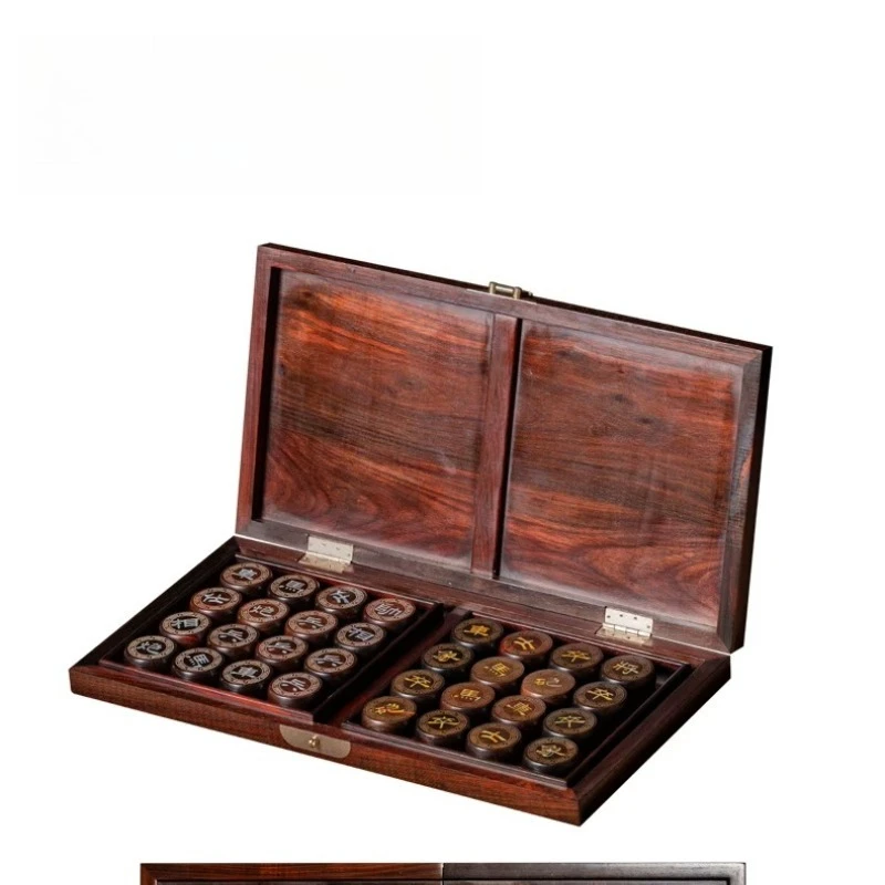 Chinese snail chess big red rosewood large high-end elders new Spring Festival gift