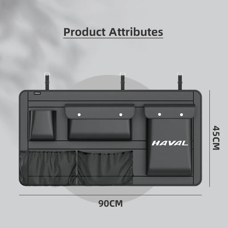 Car Trunk Organizer Storage Bag For Haval H3 H4 H1 H2 H5 H6 H7 H8 H9 F5 F7 SUV/MPV Car Backseat Hanging Organizer Storage Bag