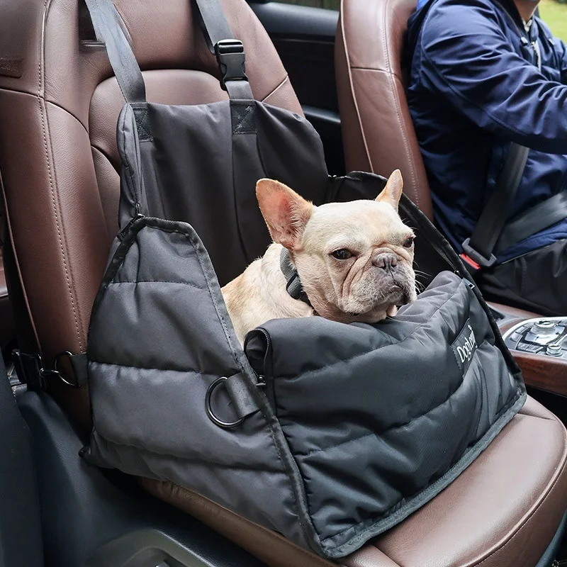 

Multifunctional Pet Car Nest Portable Outdoor Dog Carrier Bag Black Luxury Pet Carrier Bag Travel Car Safety Seats for Dogs Gift