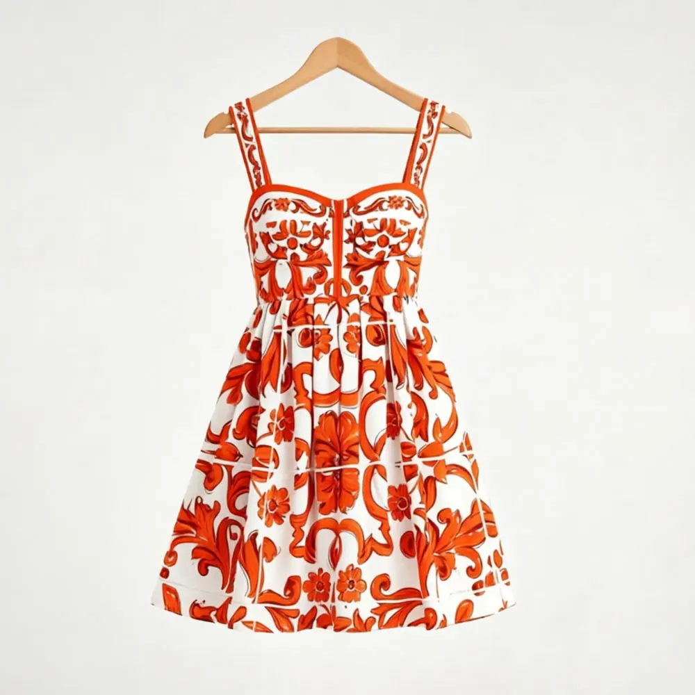 Damen Vintage-Kleid mit Kutscherrad-Print, Kurzarm, Reverskragen, Taillengürtel, A-Linien-Midikleid, Elegantes Party- und Freizeitkleid