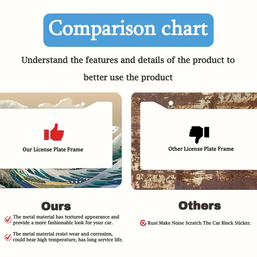 عباد الشمس الأصفر - ألومنيوم مطبوع 2 - إطار لوحة ترخيص مع مجموعة براغي: مبتكرة، ممتعة، هدية تزيين السيارة، 6 × 12 بوصة #4
