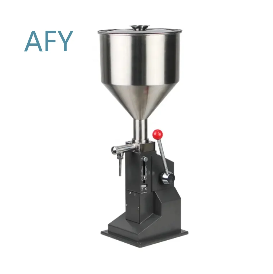 A03 Small Stainless Steel Hand Sanitizer Lip Gloss Balm Filling Machine for Automatic Liquid Filler Equipment for Cosmetics