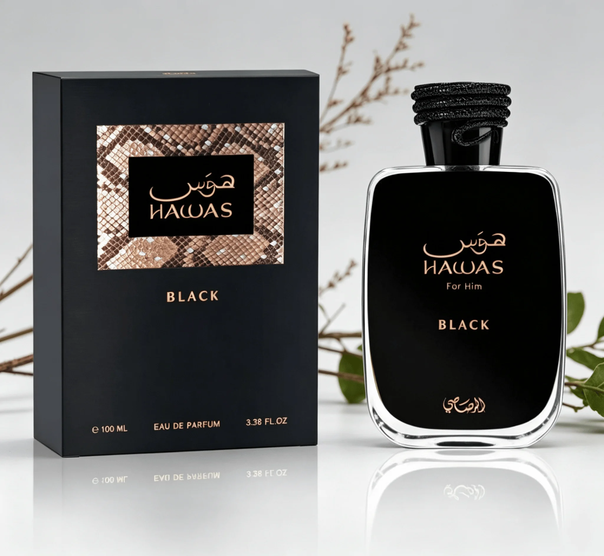 HAWAS Black For Him Eau De Par – обзор и цена Amber Musk Oil
