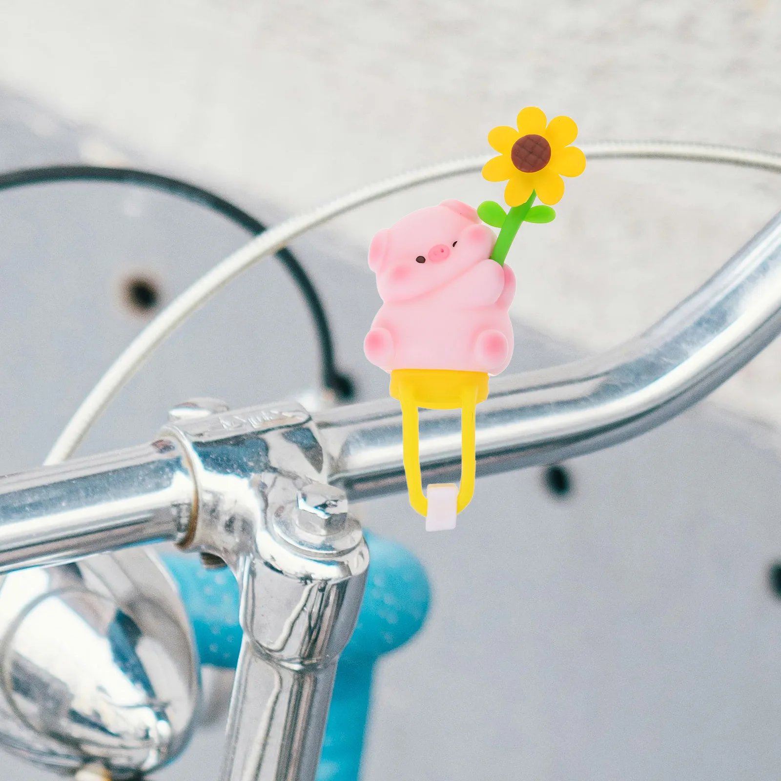 خنزير الديكور دراجة هوائية جبلية اكسسوارات الدراجة للمقود ديكور المقود زخرفة ركوب ديكور