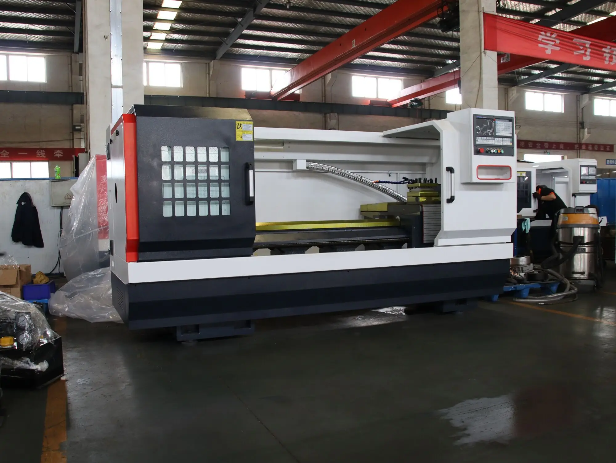 CK6150X1000 Horizontal Flat Bed Fanuc Control FANUC Cnc Lathe Hine Price