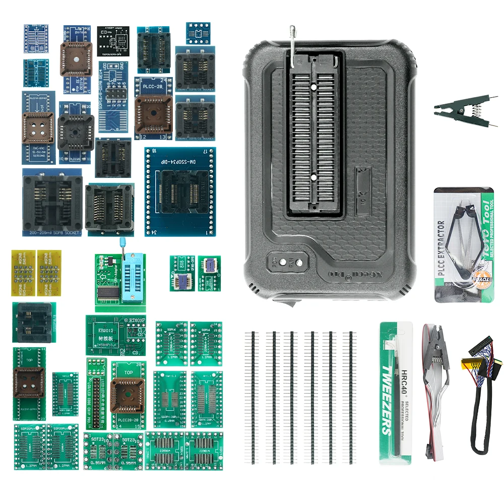 Imagem -02 - Xgecu-programador Original T48 Tl8663g 42 Peças Suporte 34000 Mais para Spi ni Flash Emmc Bga Top Sop Plcc