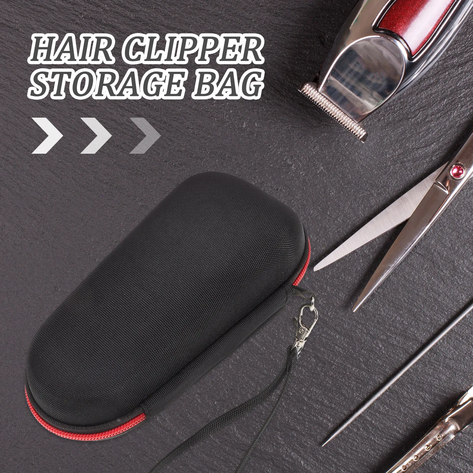 Sturdy Travel Shaver Organizer Bag Fine Stitching Zipper Closure for 3010S 7 9 Series Hair Clipper Electric Trimmer Men