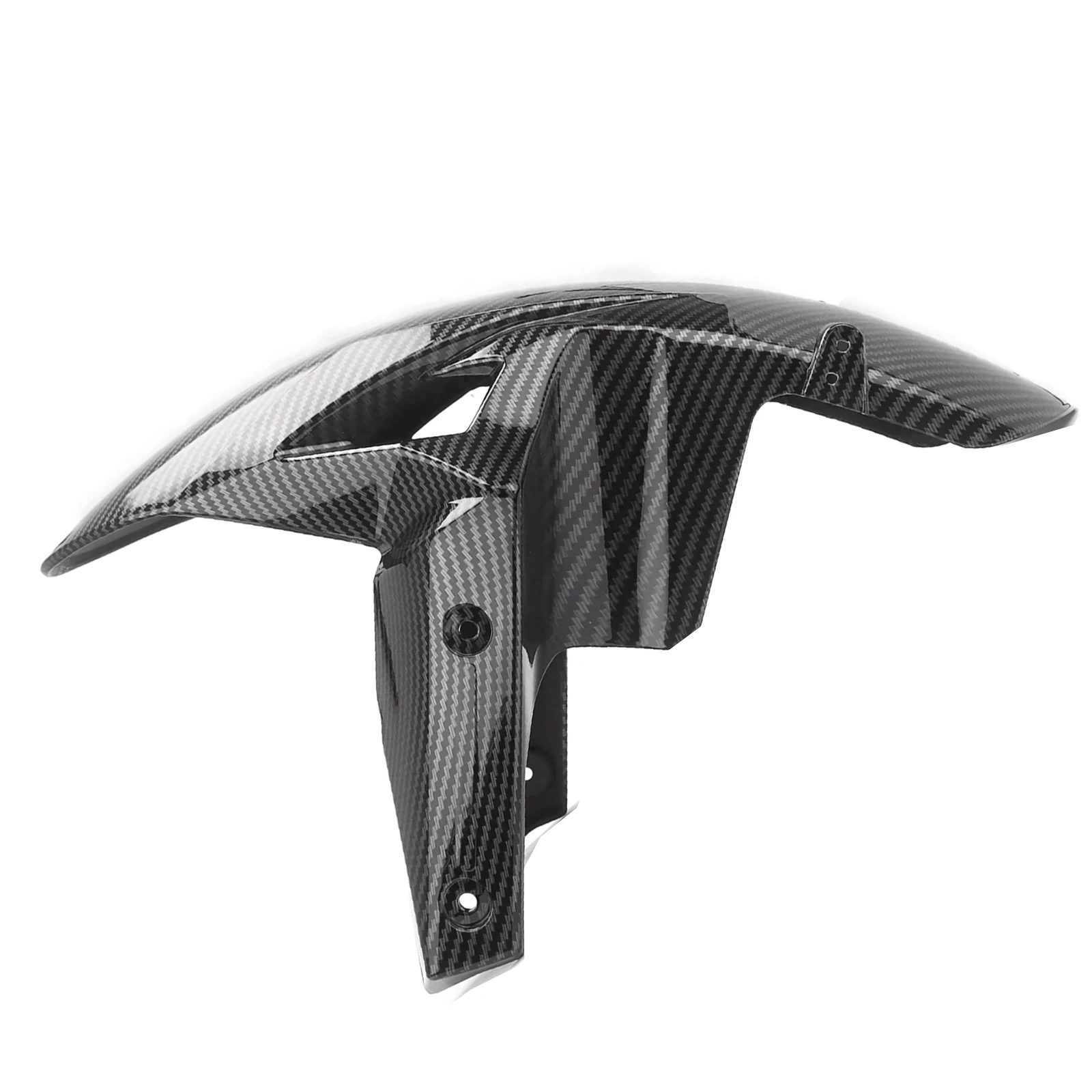 Motorcycle Front Fender For Kawasaki Mudguard 636 ZX-6R 2019-2025 ABS Carbon Fiber Pattern Fender Fairing Rocker cover 3