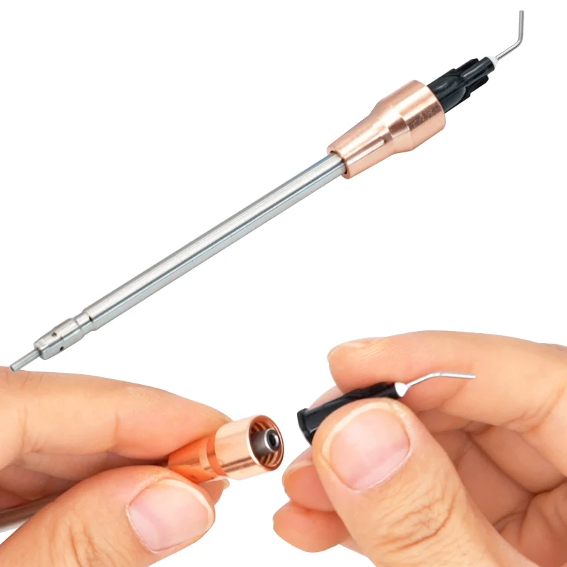 Dental Three Way Spray Golden Nozzles Tips Air Water Syringe Handpiece Nozzles Tips Tubes Dentist Instrument