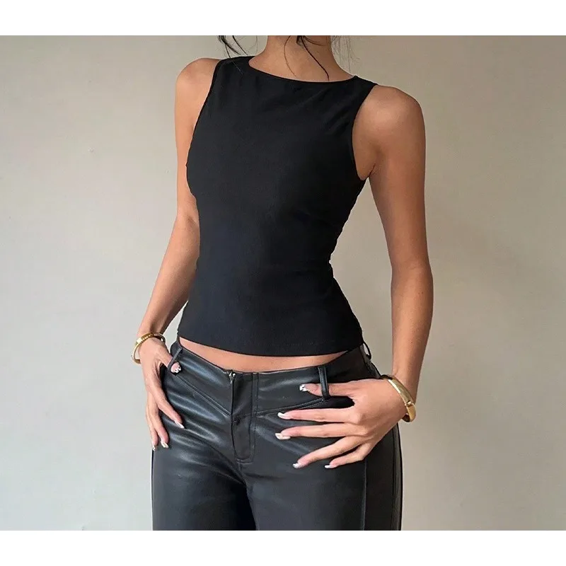 

2026 Summer Sexy Vest Sleeveless Slim Fit Women's Top