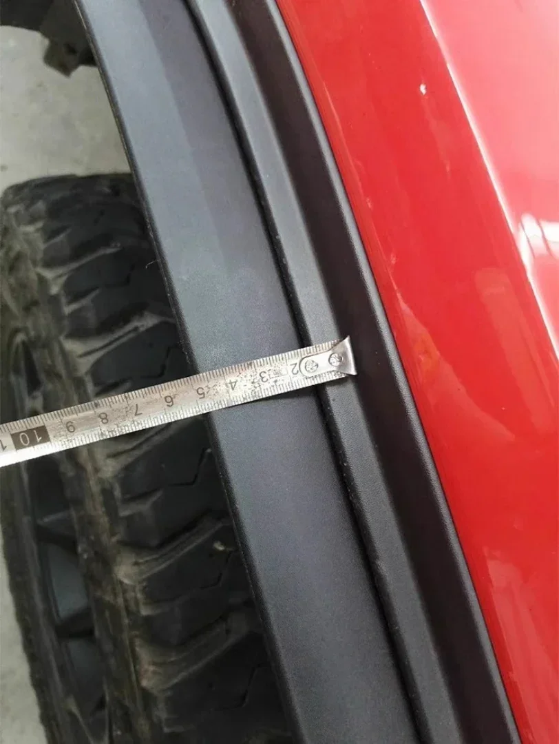 Body Kit Eyebrow Protector Mudguard Sticker Eyebrow Fender for Jeep Wrangler JL 2018-23 modified Auto Accessories view 3