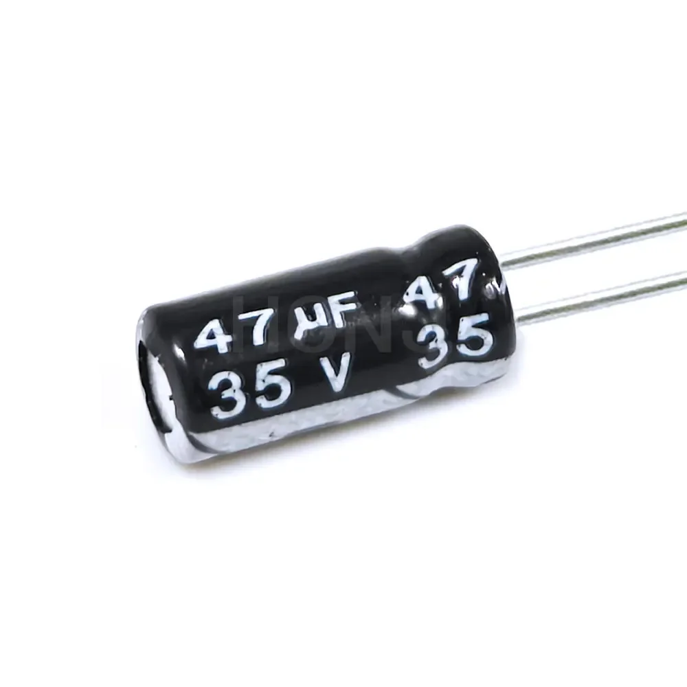 20PCS ​​​​47uF 35V 47MFD 35Volt 5*11mm Aluminum Electrolytic Capacitor Radial 47mf35v 47uf35v 35v47mf 35v47uf ±20%​