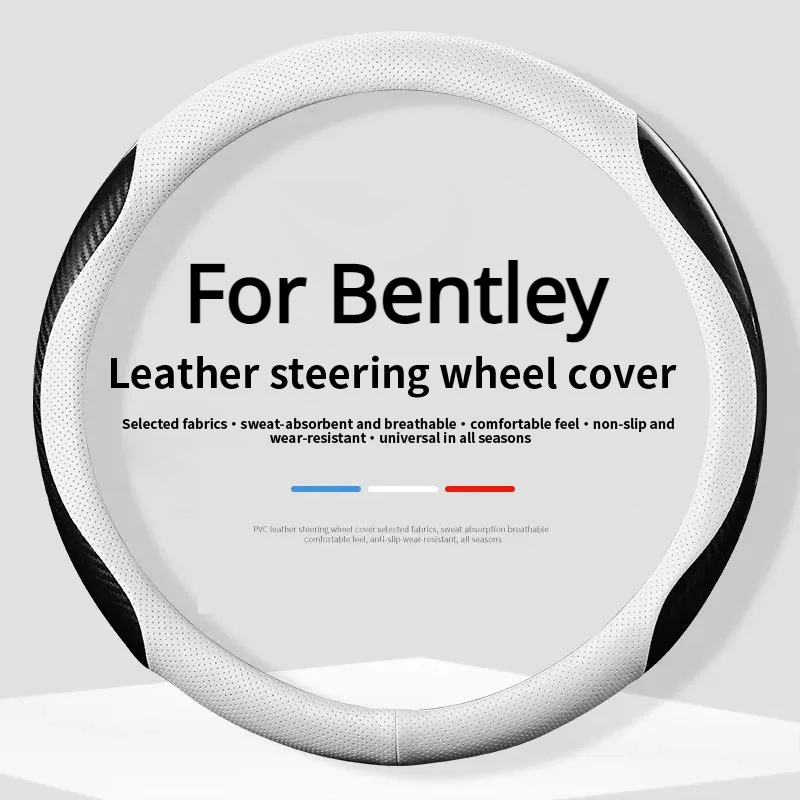 YUCKJU Car steering wheel cover for Bentley all models Mulsanne GT BentleyMotors Limited car styling auto accessories