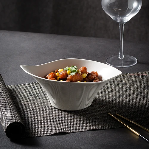 특별한 모양의 라 파스타 수프, 일본 도자기 식기, 가정용 쌀, 흰색 절임, 양배추생선, 대형 대야 그릇  Best5