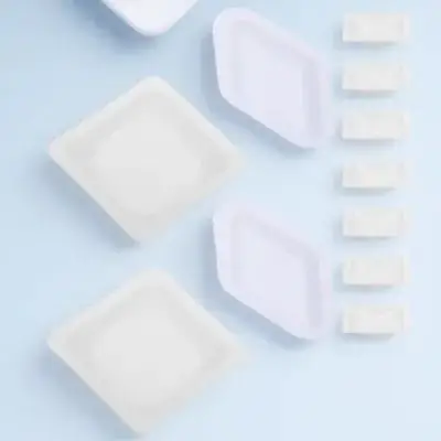 

100 Pcs Weighing Dish Powder Boats Dishes Pan Lab Weight Small Plates for Plastic