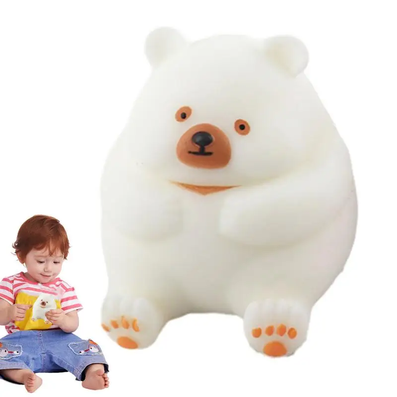 

Sensory Stress Toys Squeeze Fidget Toys For Kids Mochi Squeeze Animal Toys Grab And Snap Finger Sensory Toy Slow Rising Bear Toy