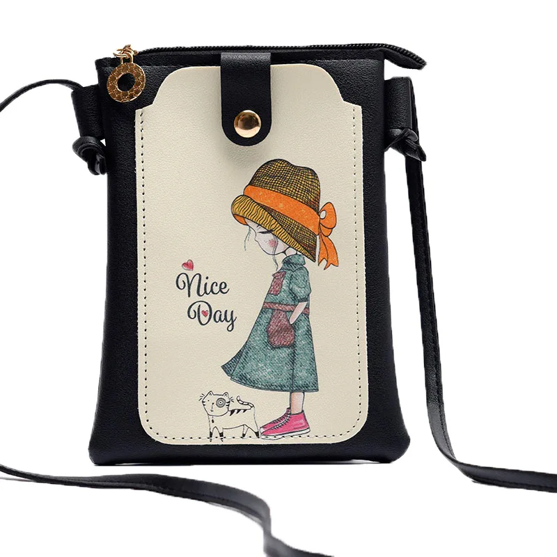 Pretty and cute cell phone Shoulder bag The new Korean version of the fashion Crossbody Bags  mini bag