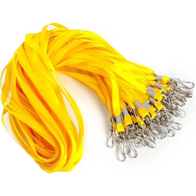 10 قطعة/20 قطعة معرف اسم العلامة بطاقة الهوية الحبل شارة السلامة الحبل حزام البوليستر الشريط الدورية هوك الرقبة حزام #4