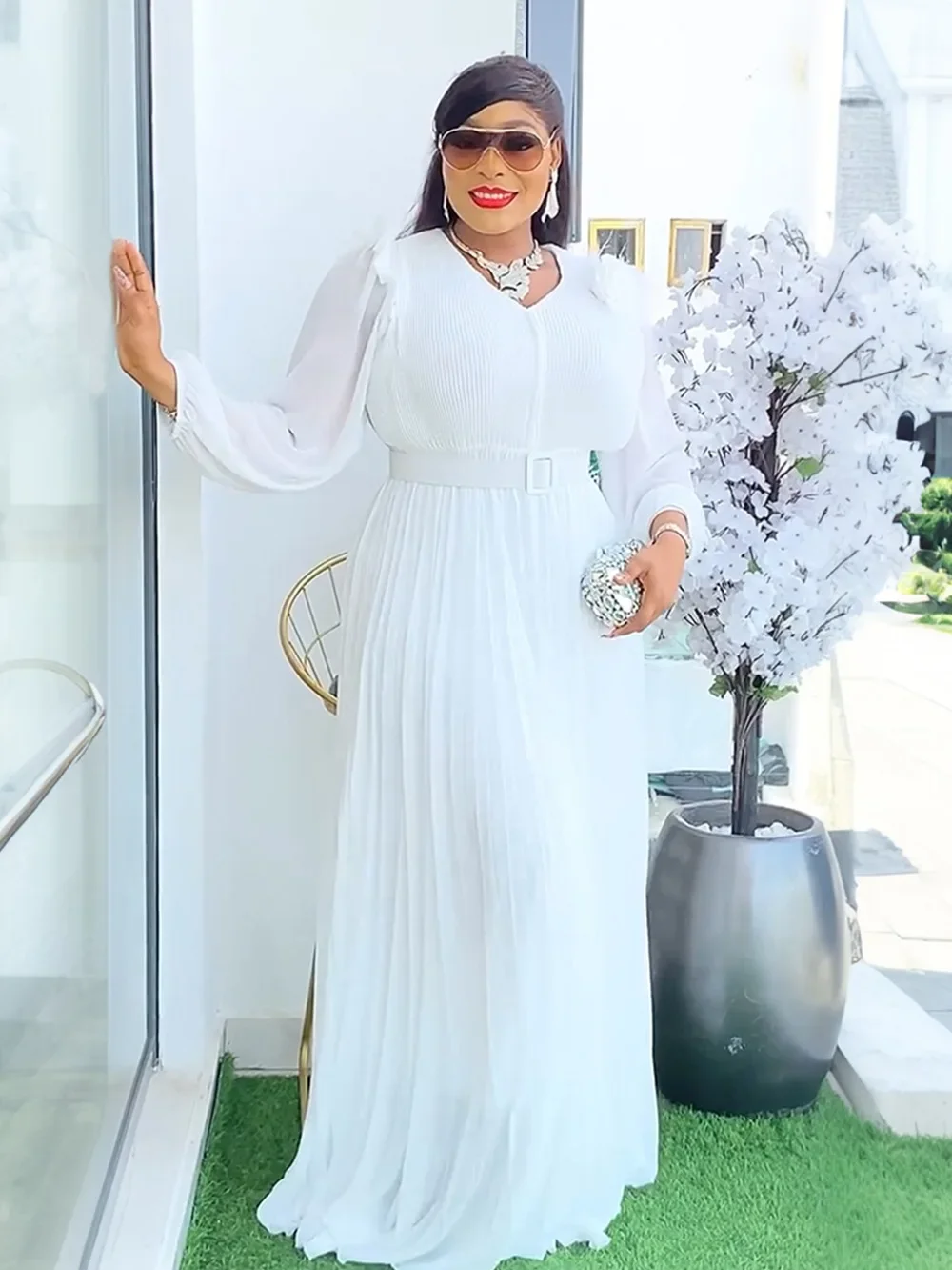 

Африканские вечерние платья для женщин 2025 размера плюс, роскошное свадебное вечернее платье Дашики Анкара, элегантное мусульманское платье макси в Турции