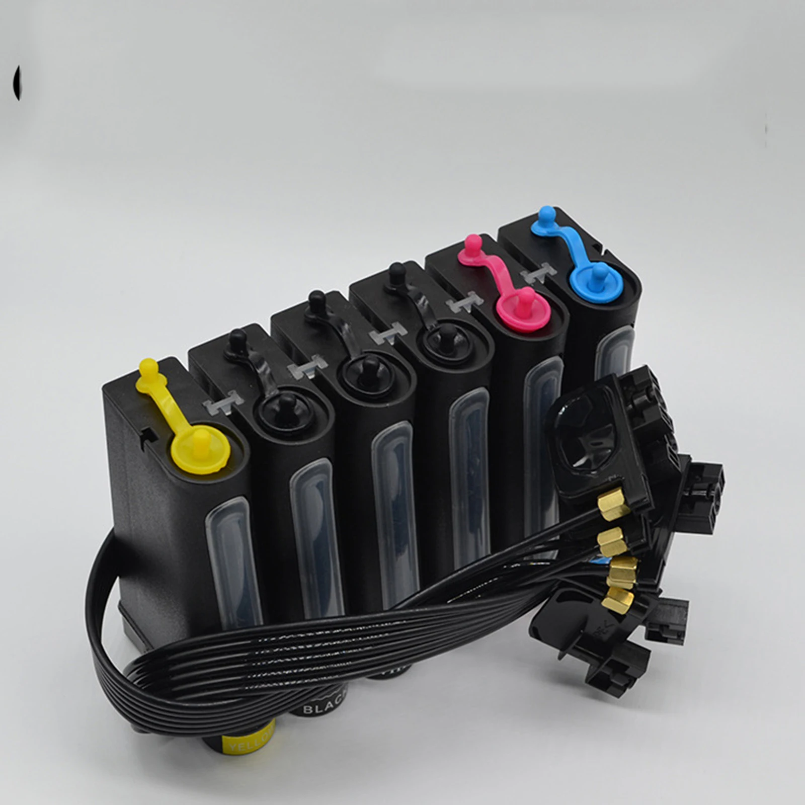 Replacement Corrosion-resistant 6-color Continuous Ink Cartridge for R230 R330 L800 T50 UV Printer/UV Conversion Flatbed Machine