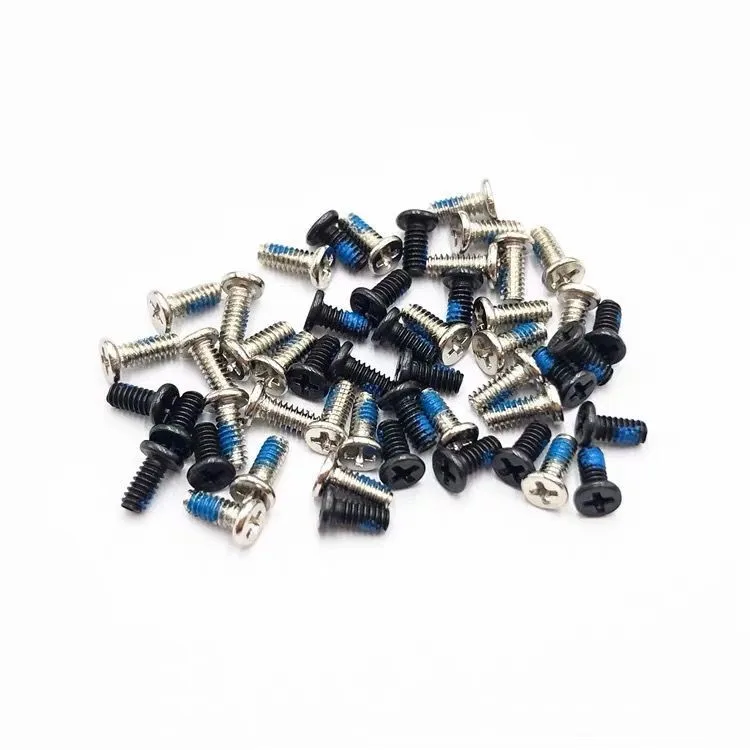 200Pcs M1.4 Thread Locking Patch Screws, 2.5 3 3.5mm Head Diameter Anti-Vibration Screws for Phone Electronic Assembly