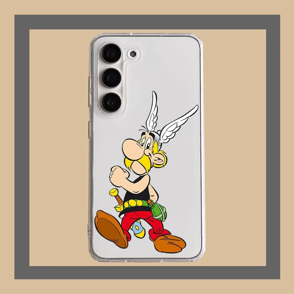 Asterix And Obelix Phone Case For Samsung Galaxy A52 A12 A51 S21 Edge S22ULTRA S23 S20LITE Plus ultra Transparent Cover