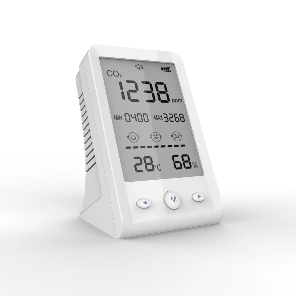 Dienmern DM67 Air Quality Detector Carbon Dioxide Meter Infrared Sensor Monitor Air Quality Tester Temperature And Humidity