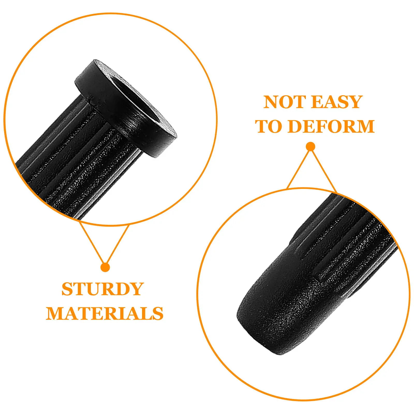 20Pcs Office Chair Wheel Stopper Socket Sleeves Protective Covers Universal Fit Chair Caster Furniture Glides Caster Stem Sleeve