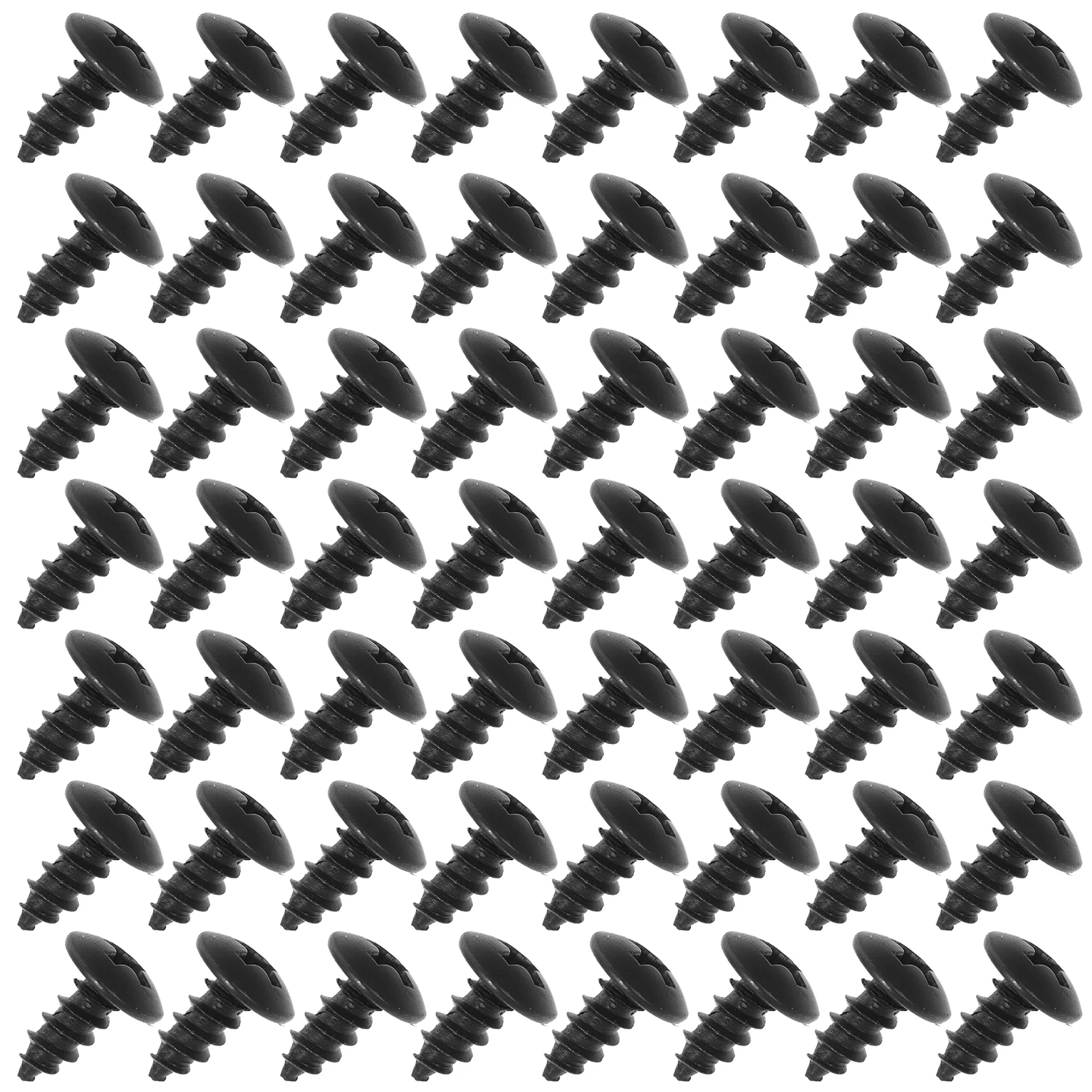 

100 Pcs Wood Screw Fasteners Screws for Drywall Stainless Assortment niture Cross Groove