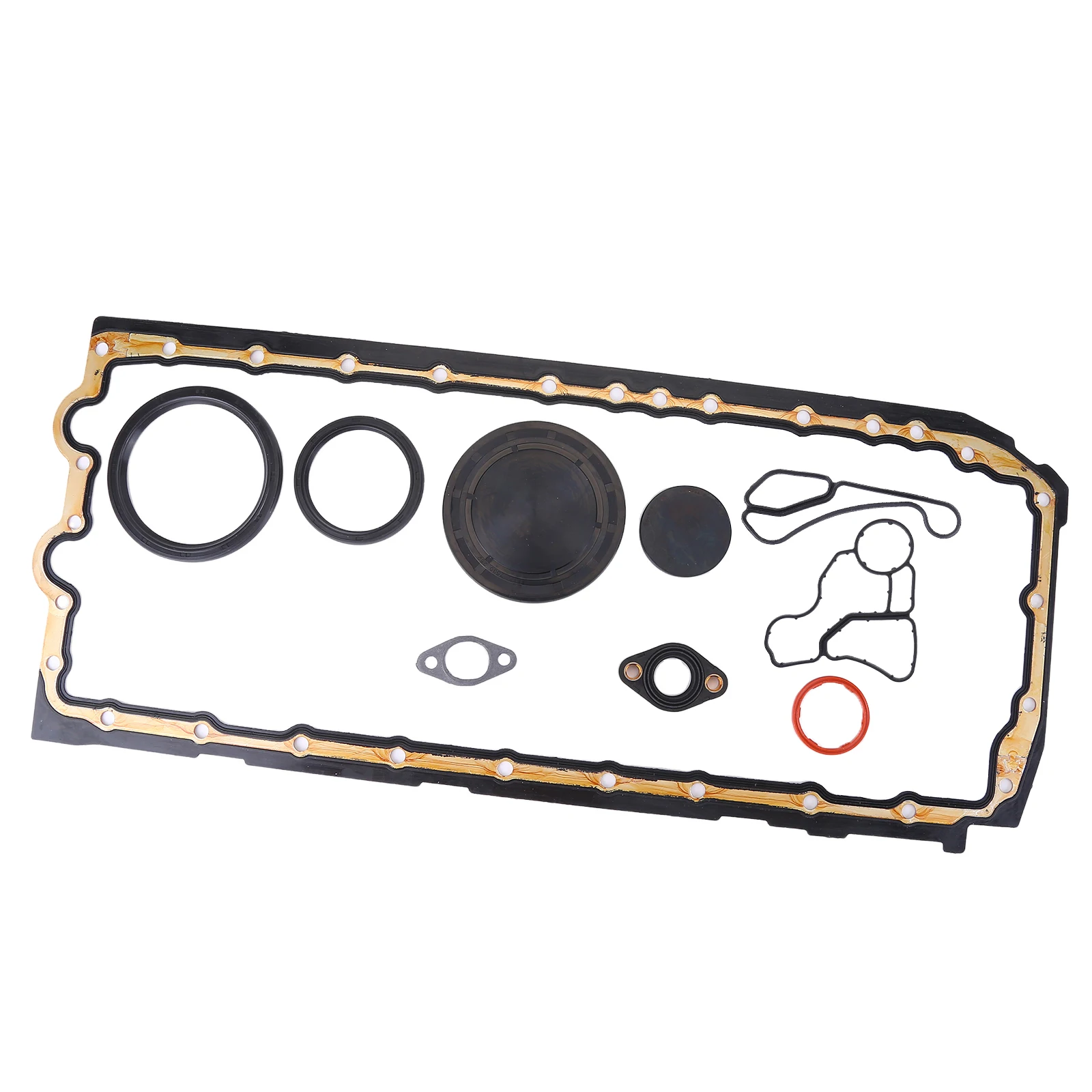 

EL648530 Oil Pan Gasket Set w/ Oil Cooler Seal Compatible for M135i 335i 435i 535i X5 X6 N55 N54