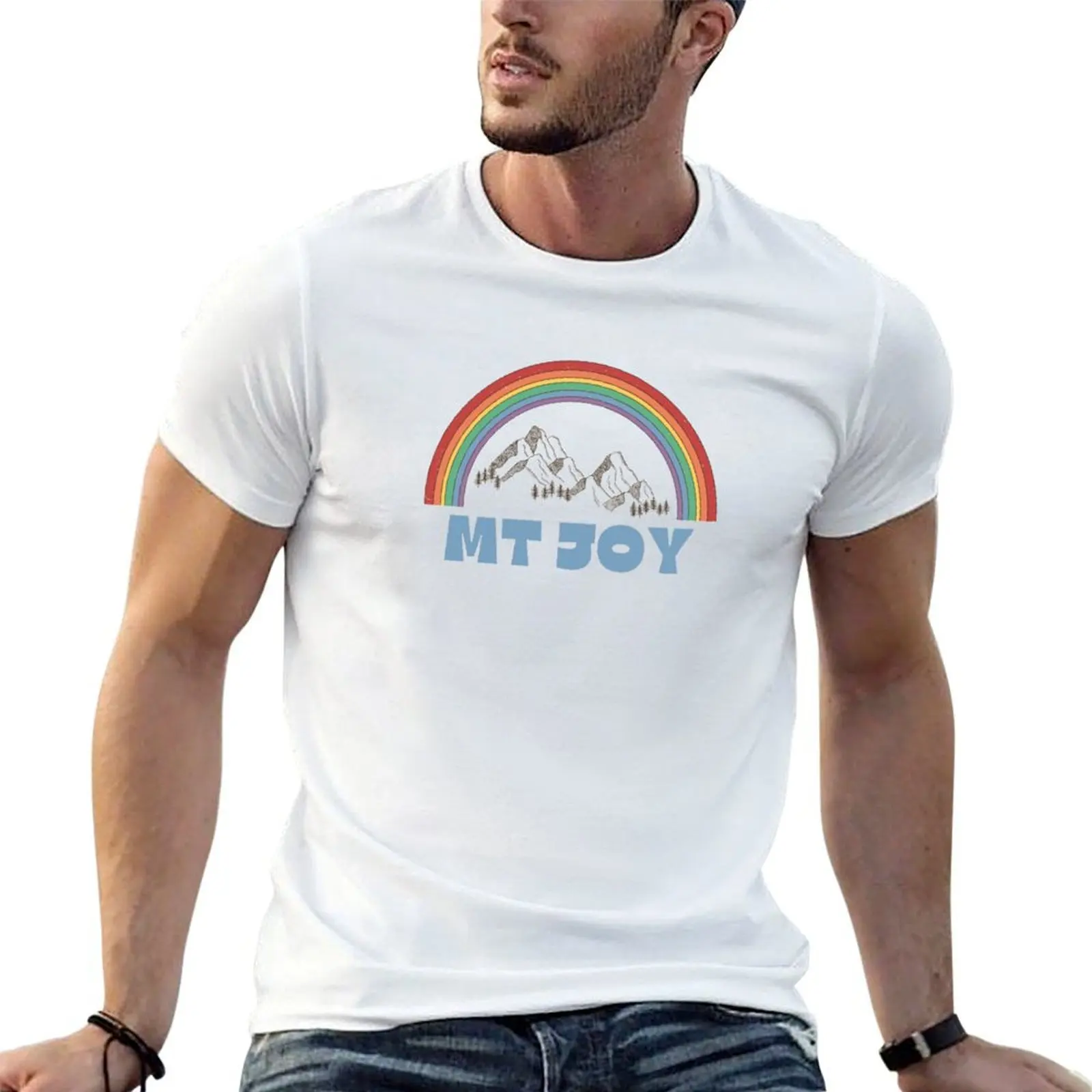 mt joy T-Shirt black cotton t-shirt plain for man package man graphic t shirt man t shirts for men T-shirt