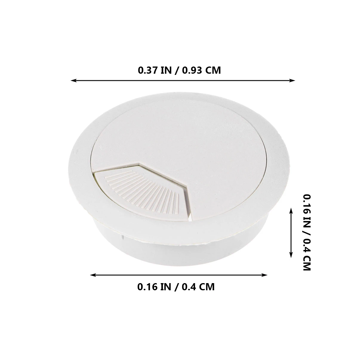 

12pcs Round Cable Hole Cover 50mm Plastic Desk Grommet Office Computer Cord ganizer Tidy Wire Manager Home Hotel Bank