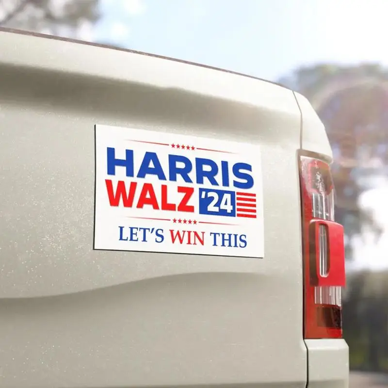 Harris Walz For President 2024 Magnet Home Toy Kids Laptop Stickers Decor Refrigerator for Auto Truck Fridge