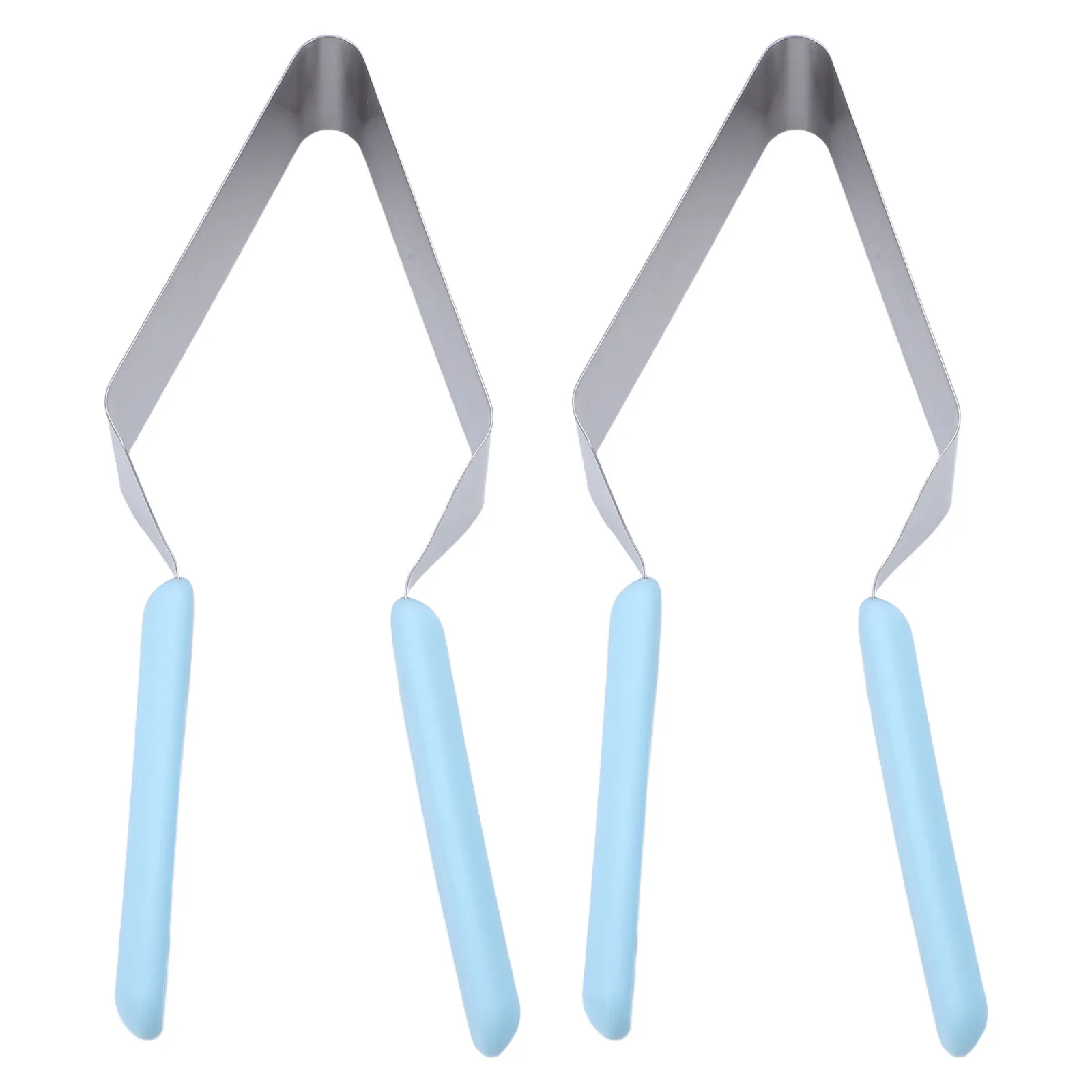 2Pcs Stainless Steel Cake Server Cutter Pie Pastry Slicing Tool for Baking Wedding Essentials Kitchen Gadget Cake Cutting Device